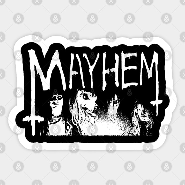 Mayhem Sticker by Chicken Allergic